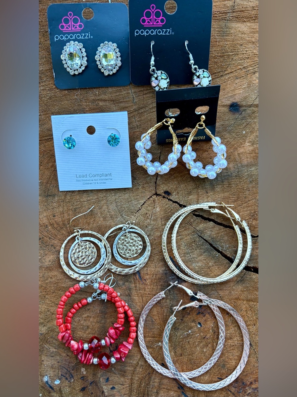 Small Mix of Eight Earrings